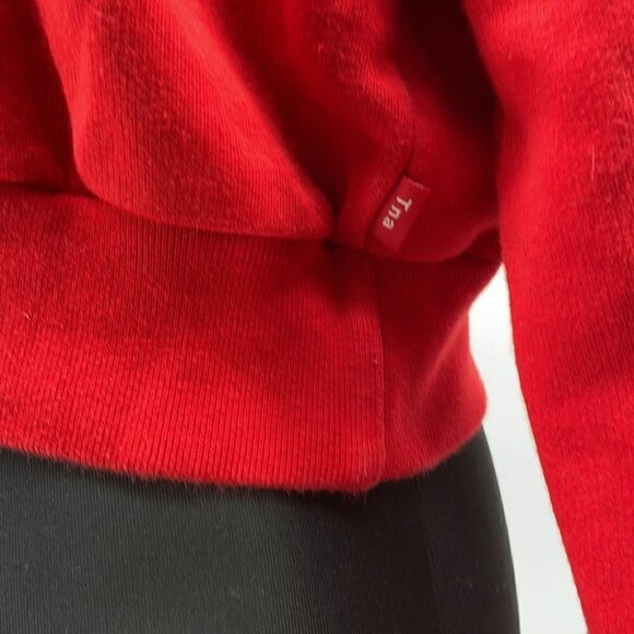 Aritzia Red Half-Zip Sweatshirt - Picture 10 of 10